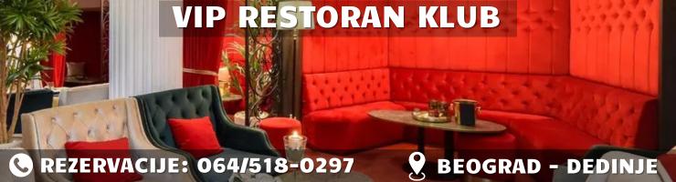 VIP RESTORAN KLUB ZA PROSLAVE